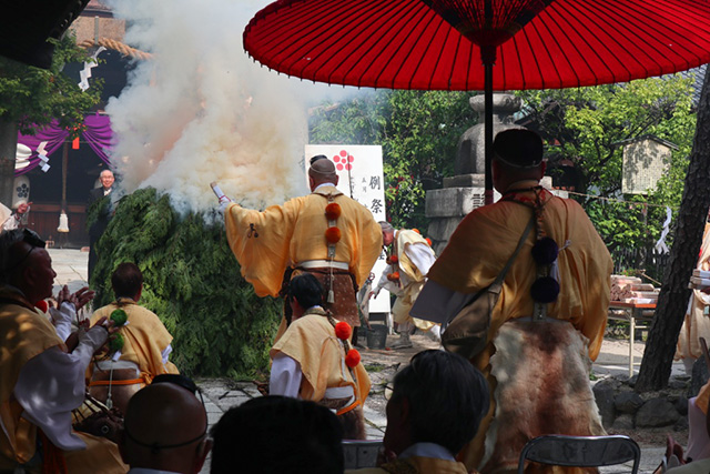 菅大臣神社（例祭）- 護摩2